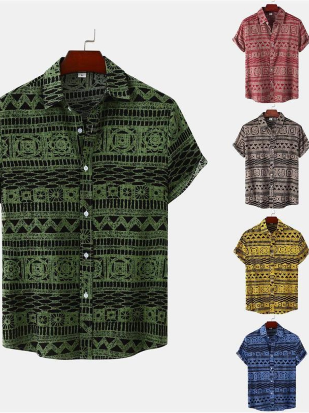 Urban Ethnic Fashion - Yaz 2026 Büyük Beden Erkek Kısa