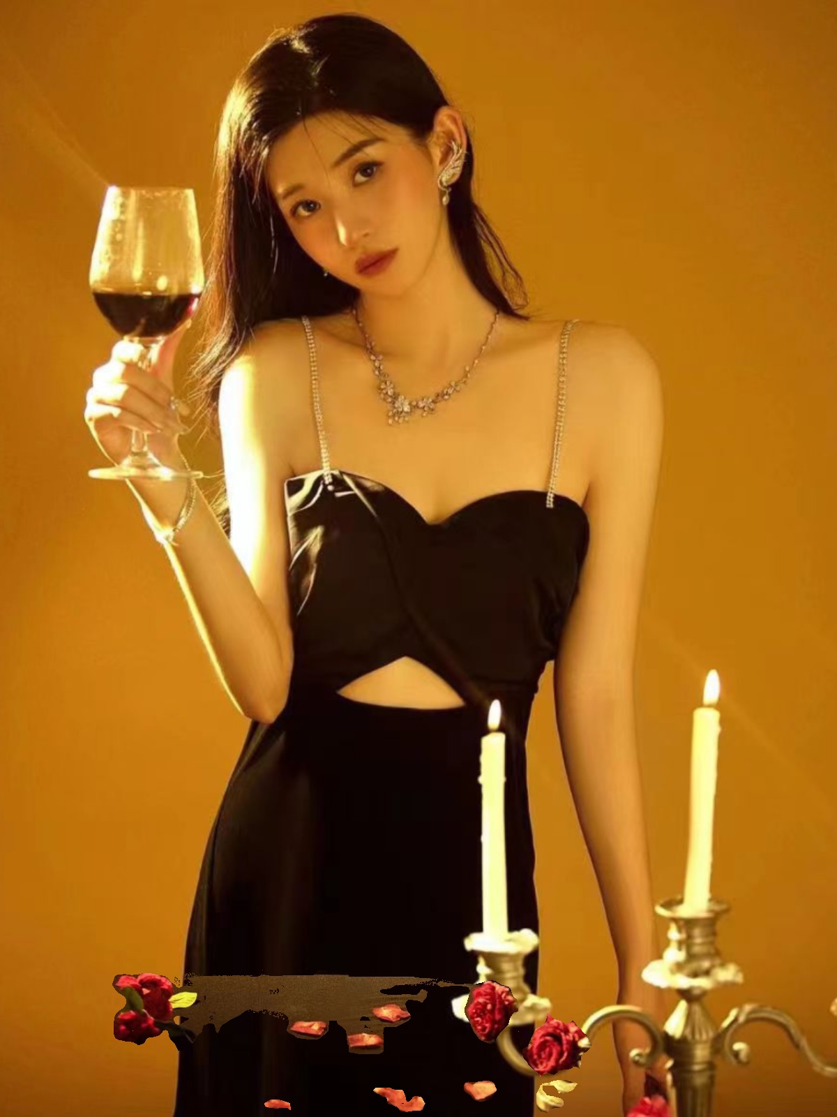 Ethnic Fashion Photography - Seksi Sırtı Açık Askılı Elbise Fotoğraf