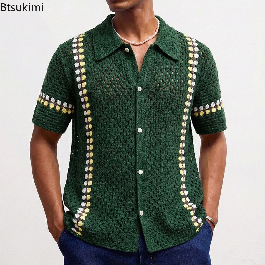Urban Ethnic Fashion - Yeni Retro Etnik Tarzı Erkek Hırka