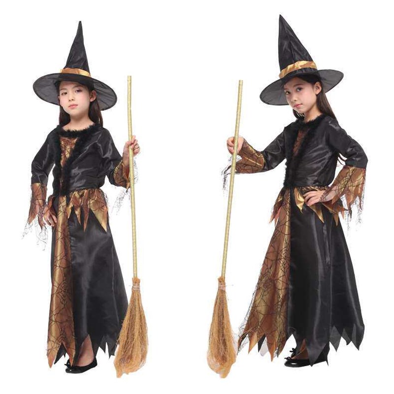 Ethnic Fashion Brand - Cadılar Bayramı Cadı Sihirbazı Kostümü Cosplay
