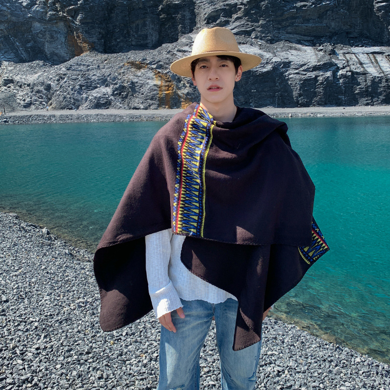 Erkek Pelerin Çöl Seyahati Etn - Ethnic Fashion Photography incelemesi ve fiyatı
