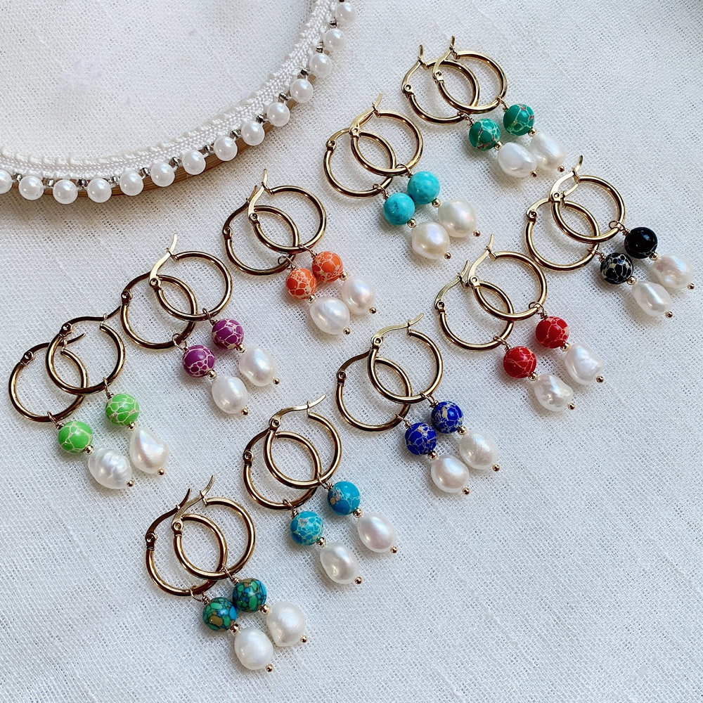 Doğal tatlısu barok inci damla - Aura Ethnic Fashion incelemesi ve fiyatı