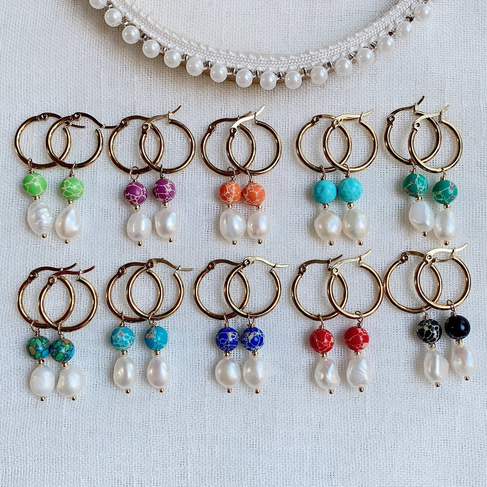 Doğal tatlısu barok inci damla - Aura Ethnic Fashion incelemesi ve fiyatı