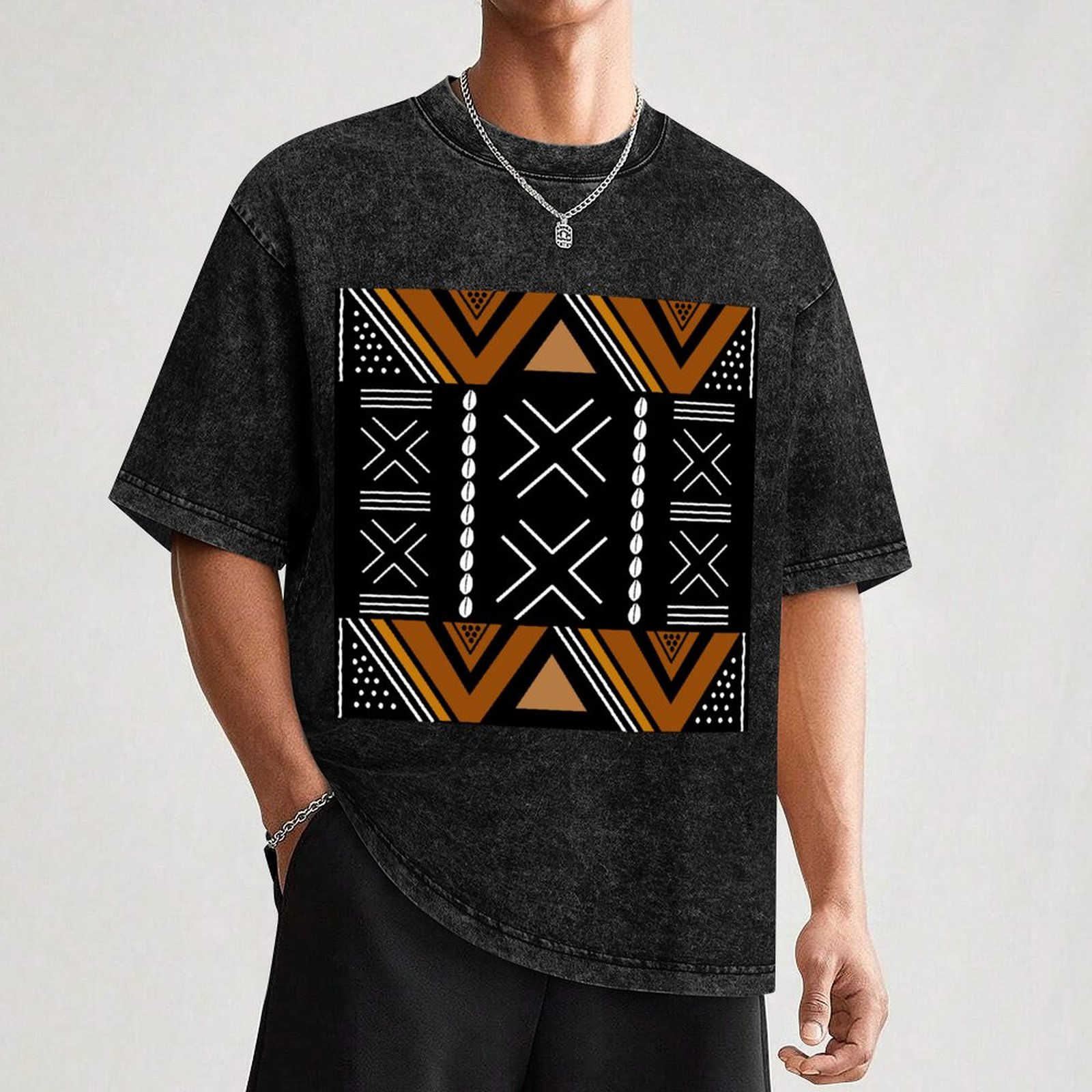 Afrika Çamur Bezi Bogolan Tasa - Mudcloth Print Top incelemesi ve fiyatı