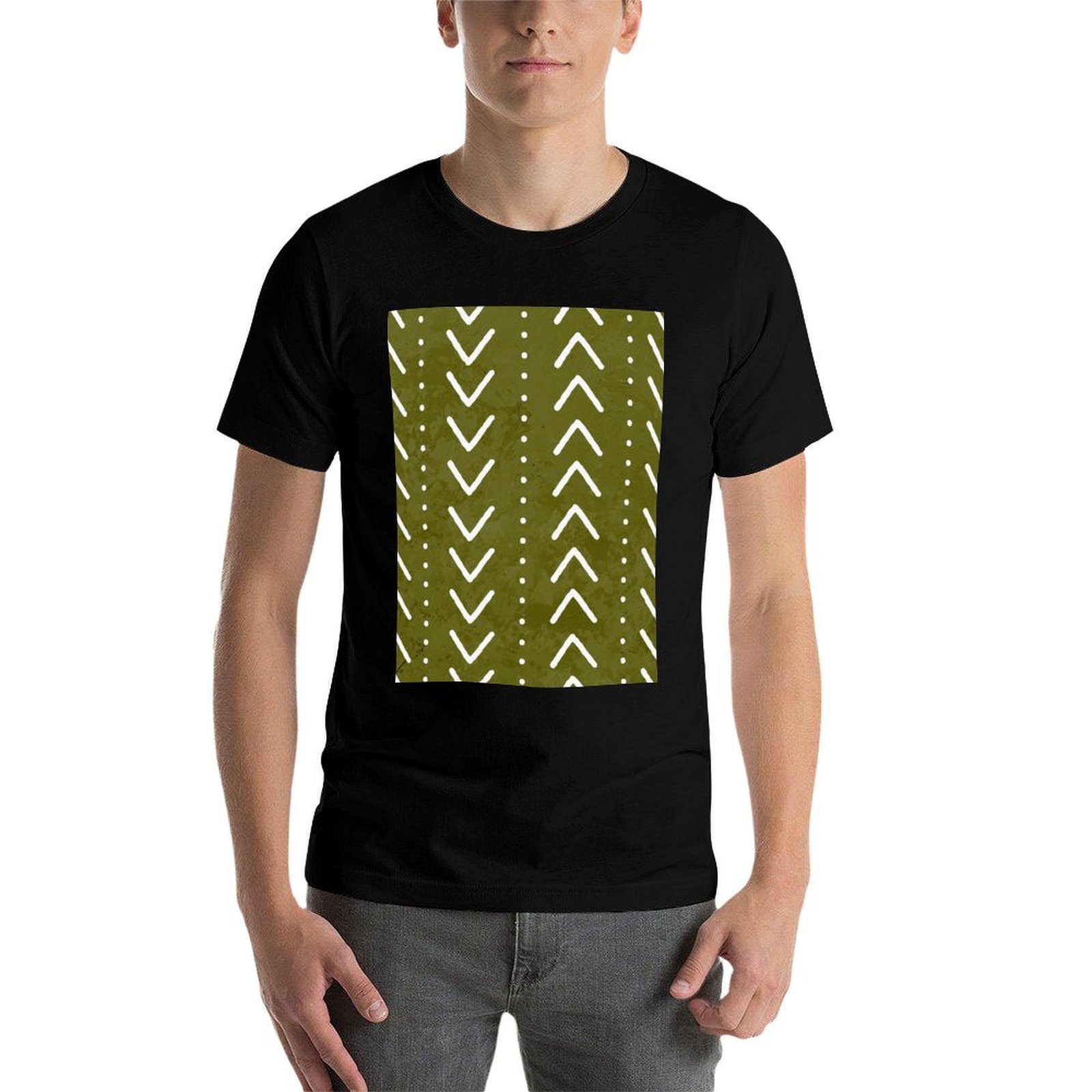 Zeytin Yeşili Çamur Bezi Ok De - Mudcloth Print Top incelemesi ve fiyatı