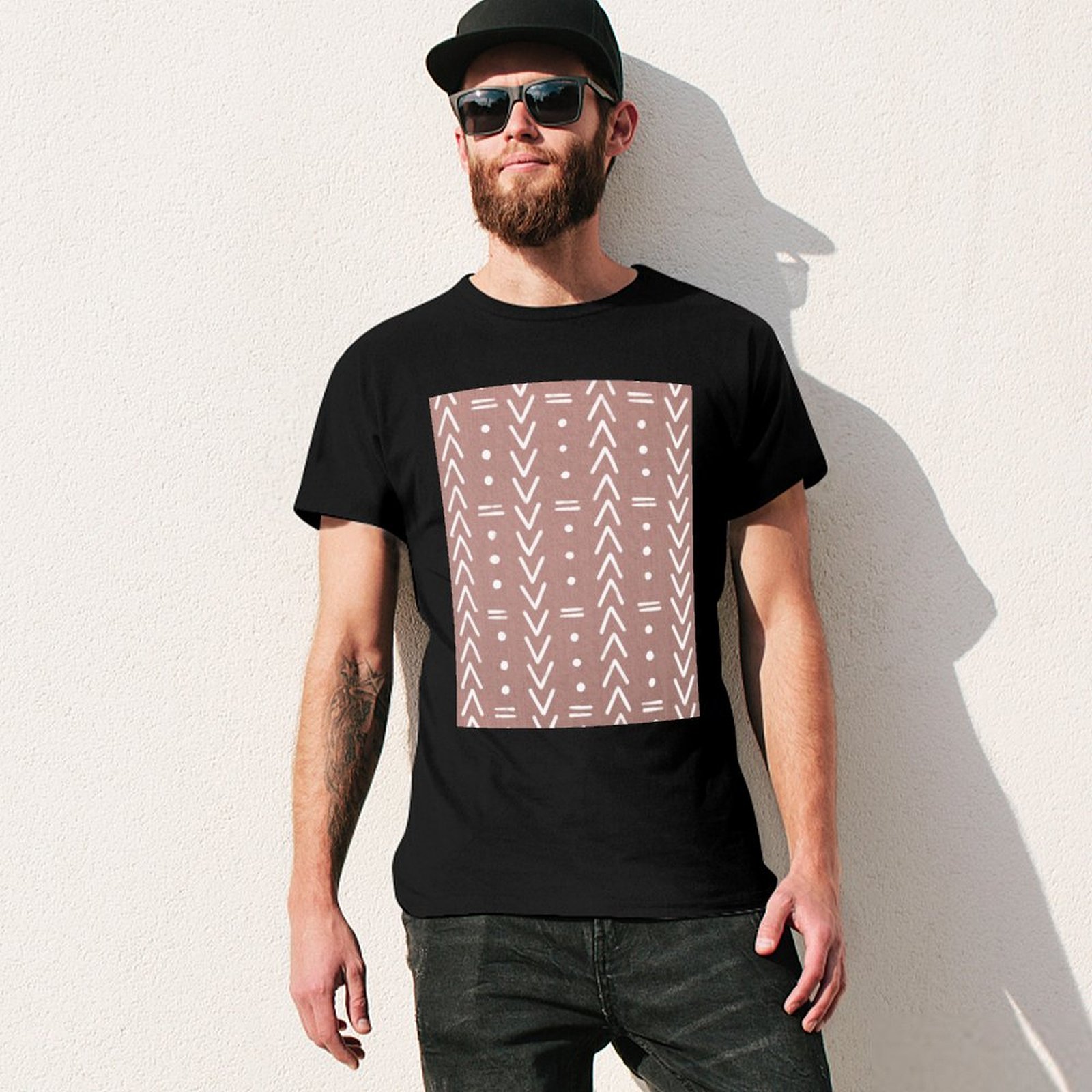 Beyaz Geometrik Şekiller ve Pe - Mudcloth Print Top incelemesi ve fiyatı