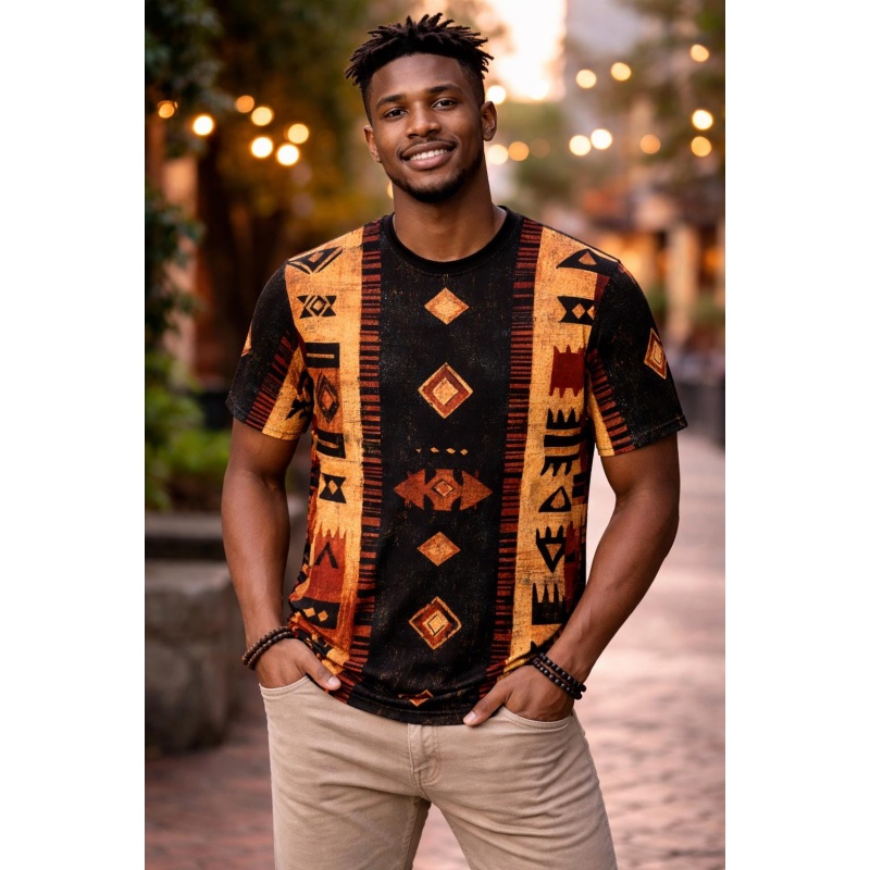 Tribal Afrika Çamurluk Desenli - Mudcloth Print Top incelemesi ve fiyatı