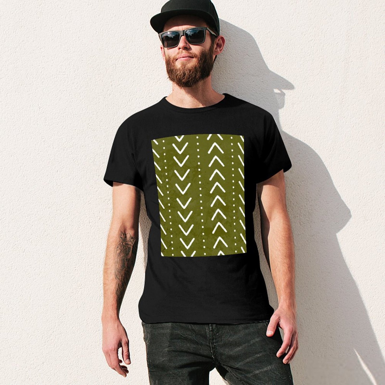 Zeytin Yeşili Çamur Bezi Ok De - Mudcloth Print Top incelemesi ve fiyatı