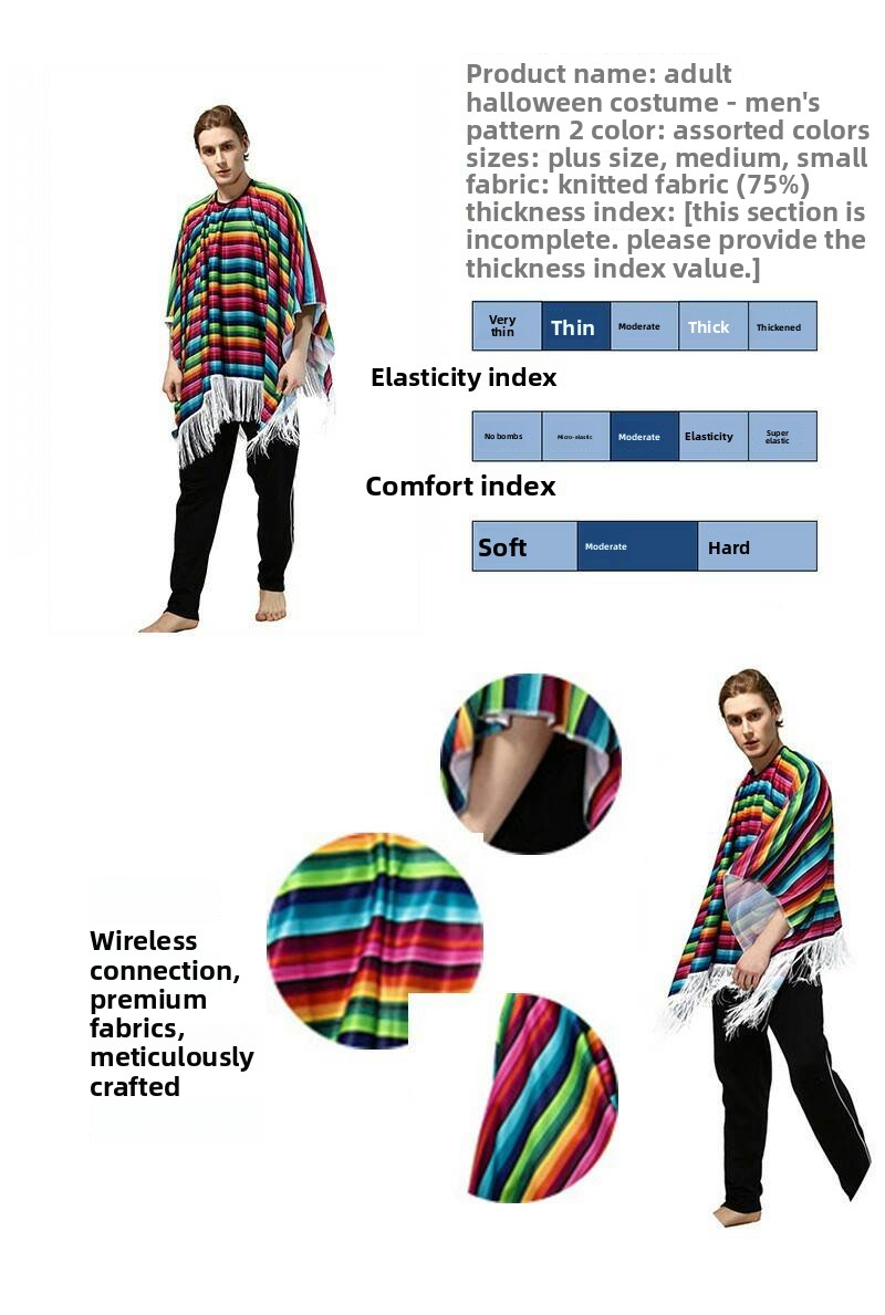 Yetişkin Cadılar Bayramı Peler - Ethnic Fashion Brand incelemesi ve fiyatı