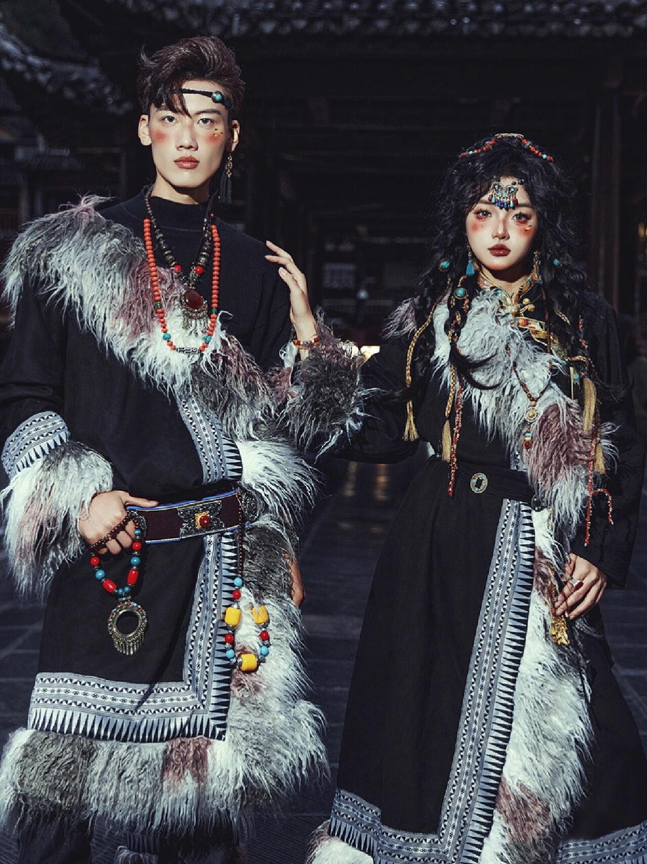Tibet Kostümü Kadın Yeni Stil  - Ethnic Fashion Photography incelemesi ve fiyatı
