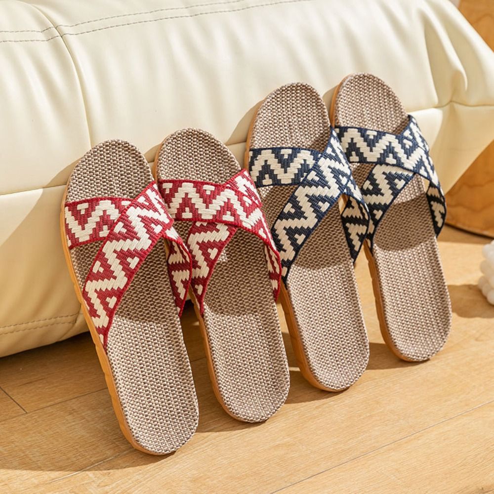 Etnik Tarz Keten Çapraz Terlik - Ethnic And Fashion incelemesi ve fiyatı